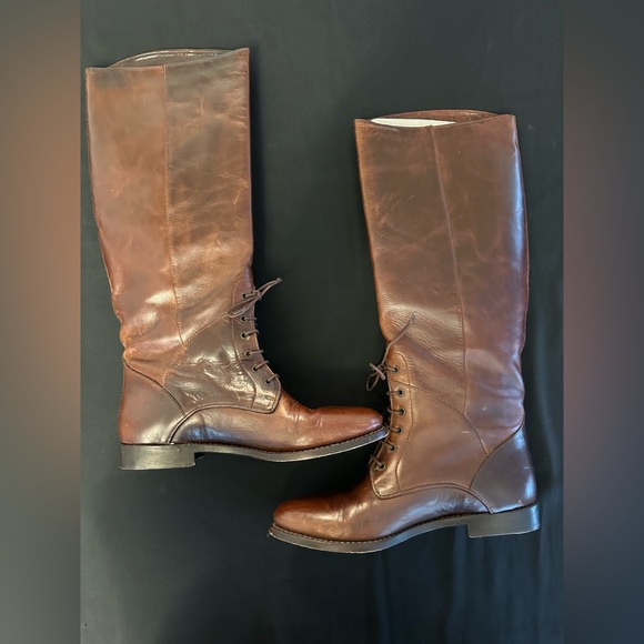 Cole Haan Vintage Leather Riding Boots - Picture 3 of 5
